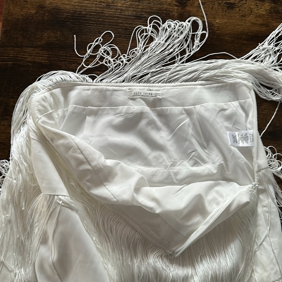 12th tribe white fringe skirt set (size small) - Picture 4 of 7